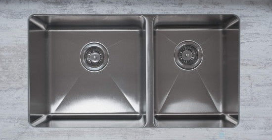 Double undermount kitchen sink