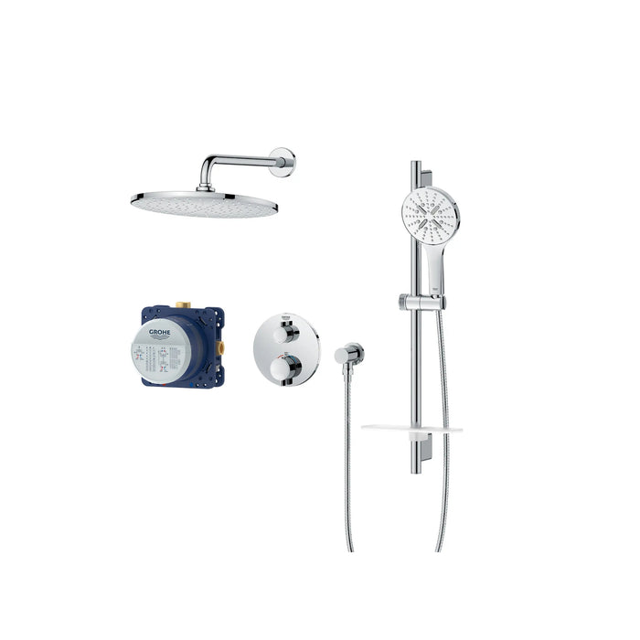 Ensemble de robinet de douche 2 fonctions Collection GROHTHERM