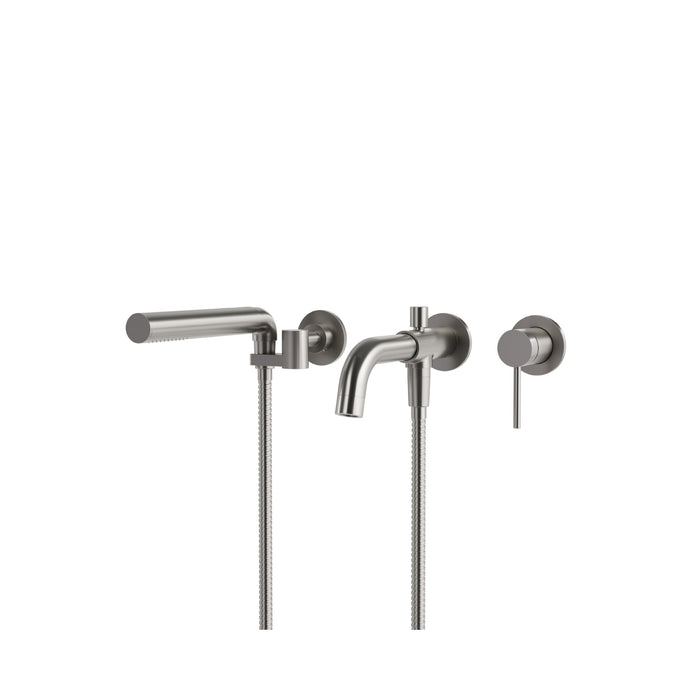 Wall-mounted bath faucet with hand shower UMIX Collection