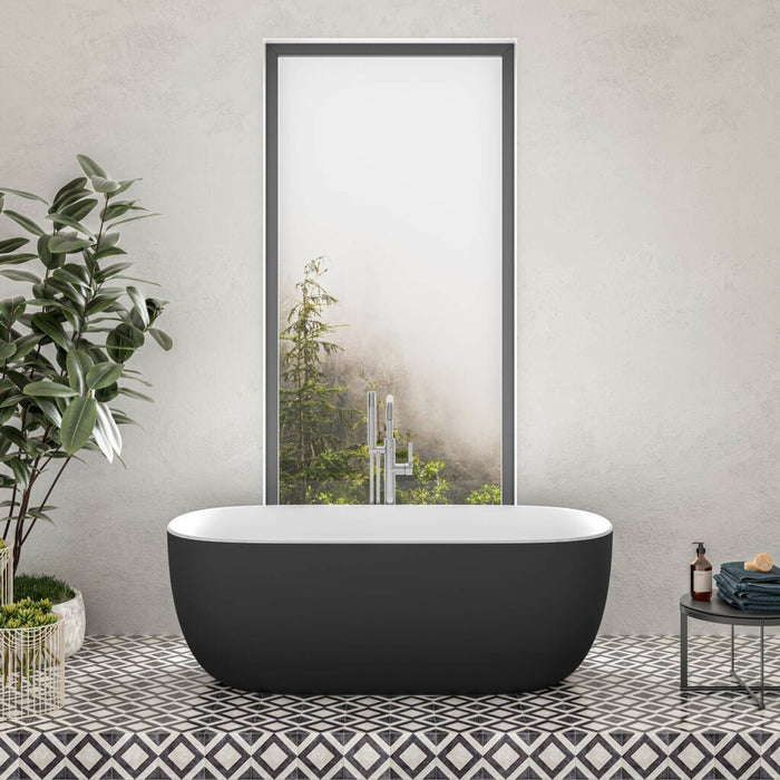 Freestanding bathtub 63" x 34" Side by Side Collection