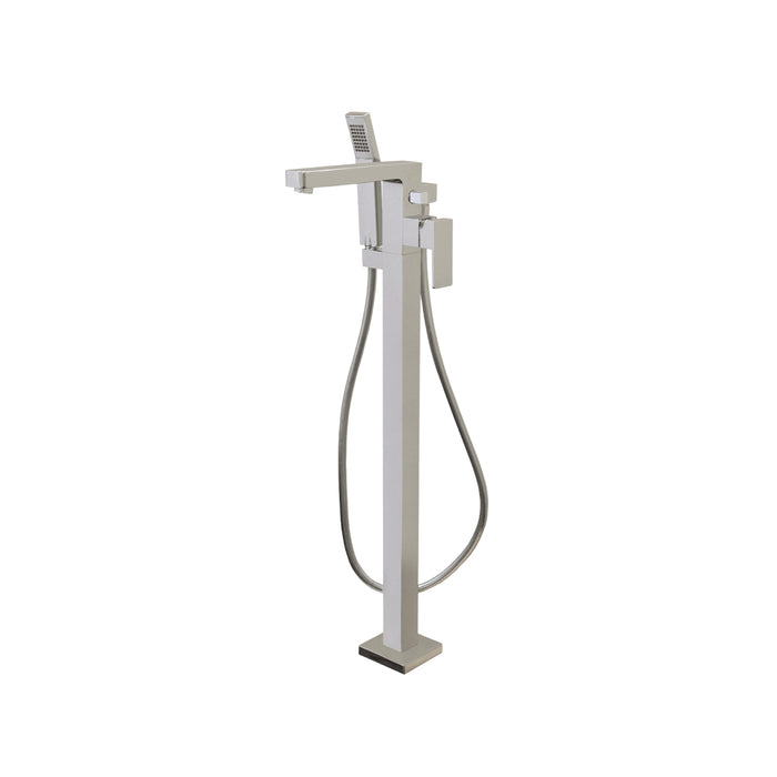 Floor Mounted Bath Faucet with Hand Shower Madison Collection