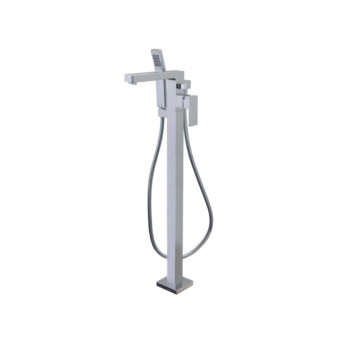 Floor Mounted Bath Faucet with Hand Shower Madison Collection