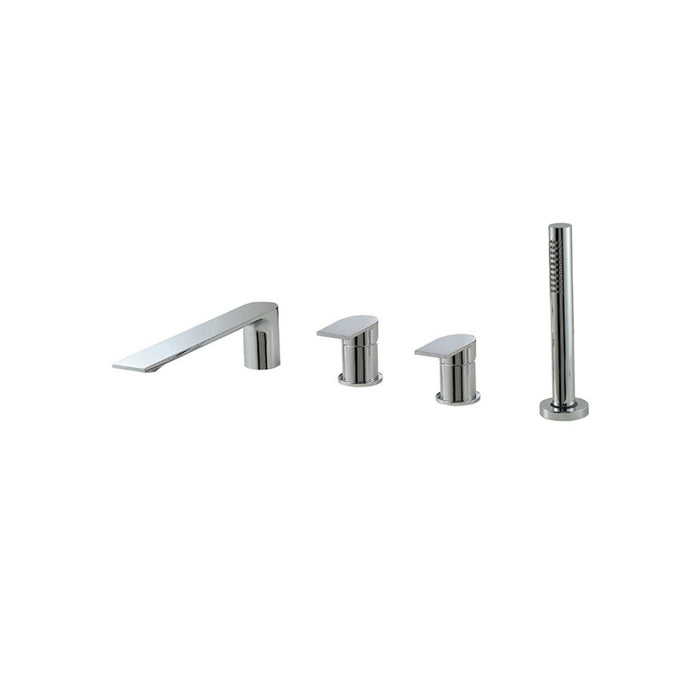 4-piece bath faucet with shower Alpha Collection