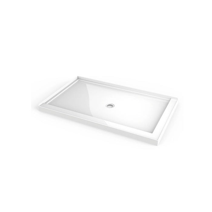 2-sided shower base with central drain Alt Collection