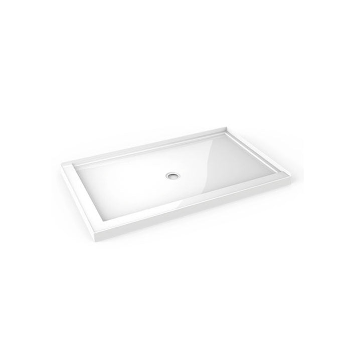 2-sided shower base with central drain Alt Collection