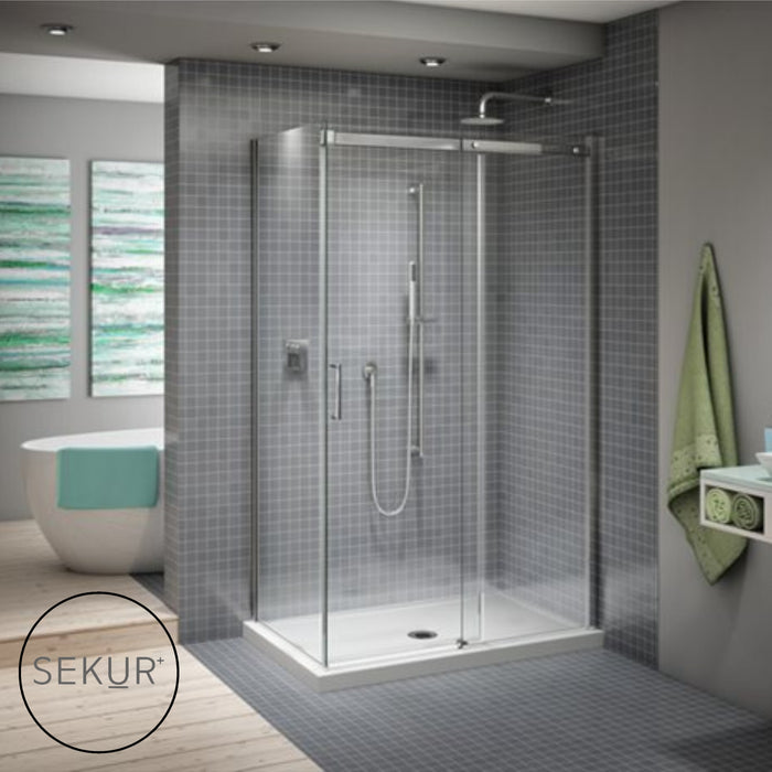 75" 2-sided shower door Apollo Collection