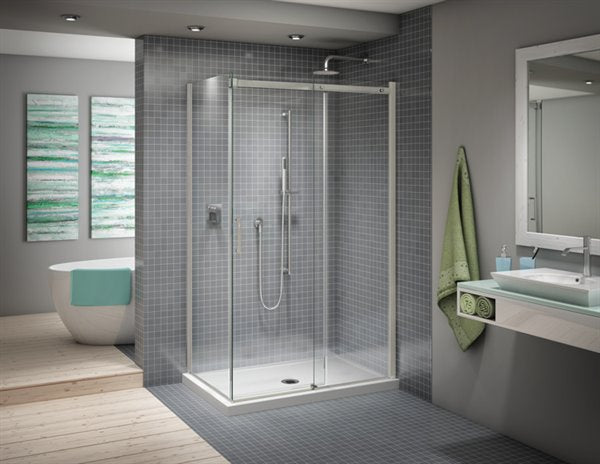 75" 2-sided shower door Apollo Collection