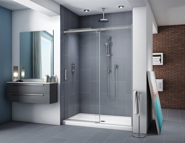 75" alcove shower door Apollo Collection