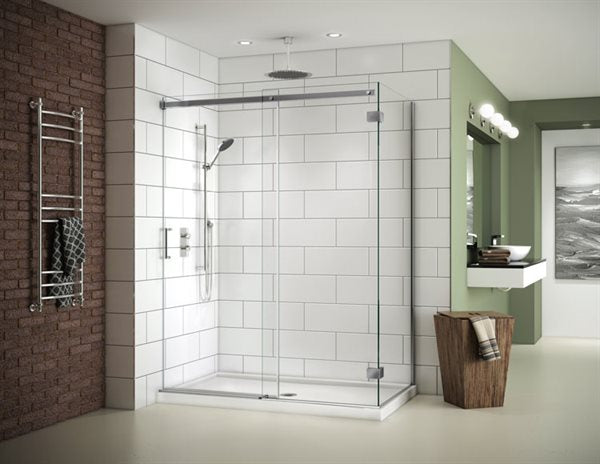 2-sided sliding shower door Apollo Collection