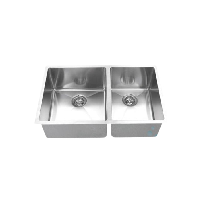 Double undermount kitchen sink