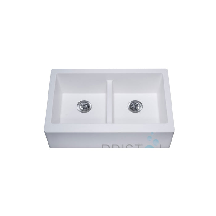 Double apron granite kitchen sink Virtuo Collection