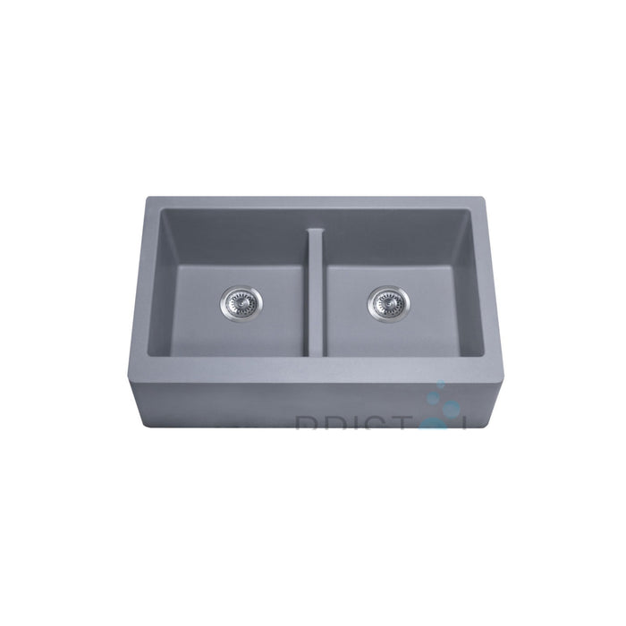 Double apron granite kitchen sink Virtuo Collection