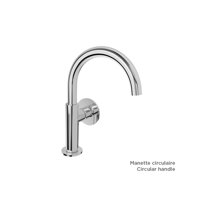 Single-hole sink faucet Round Spout AIR Collection