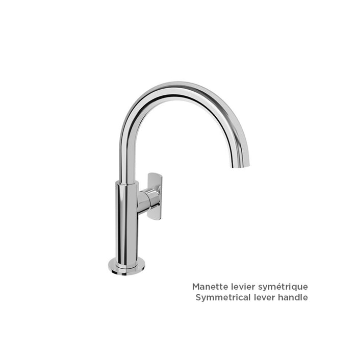 Single-hole sink faucet Round Spout AIR Collection