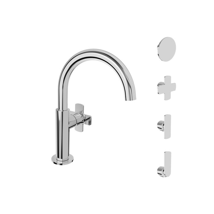 Single-hole sink faucet Round Spout AIR Collection