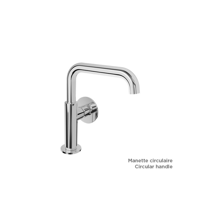 Single-hole sink faucet Square Spout AIR Collection