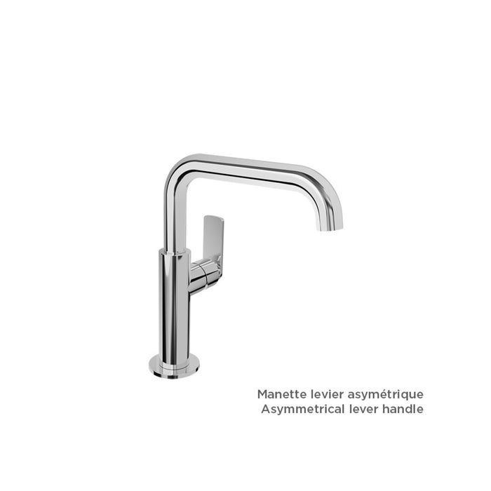 Single-hole sink faucet Square Spout AIR Collection