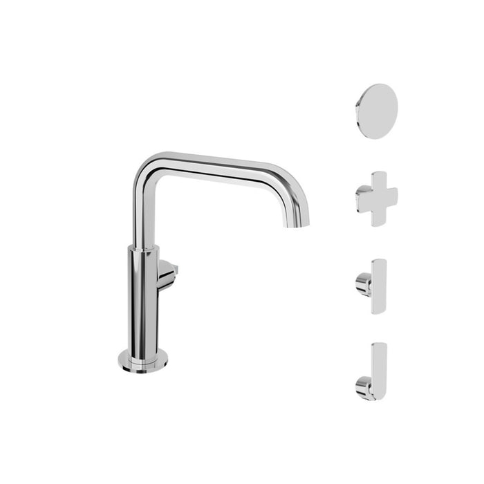 Single-hole sink faucet Square Spout AIR Collection