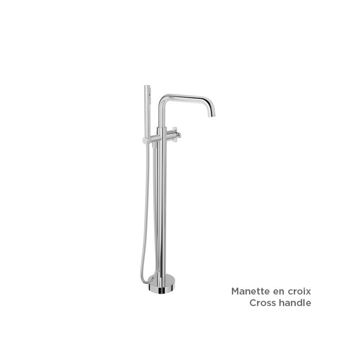 Freestanding Bath Faucet Square Spout AIR Collection