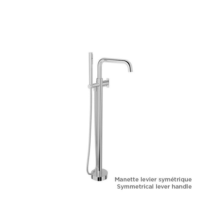 Freestanding Bath Faucet Square Spout AIR Collection