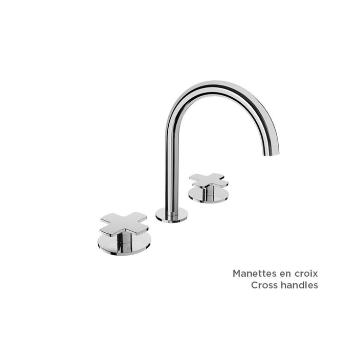 Robinet de lavabo 8" Bec Rond Collection AIR