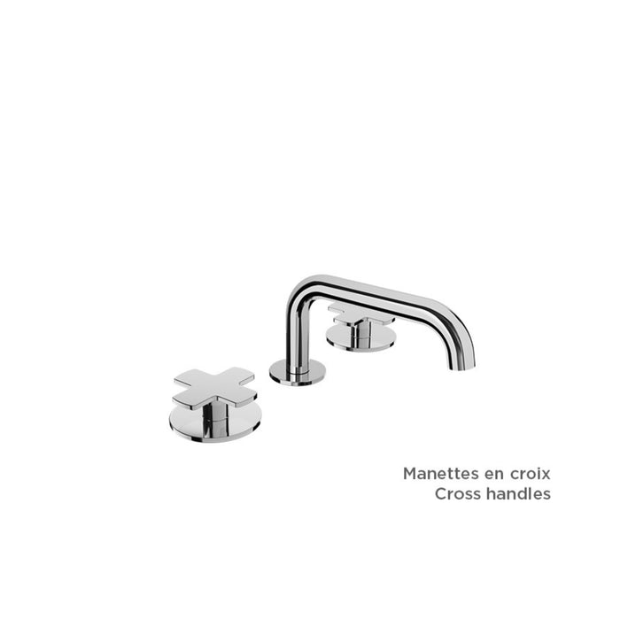 Robinet de lavabo 8" Bec Carré Bas Collection AIR