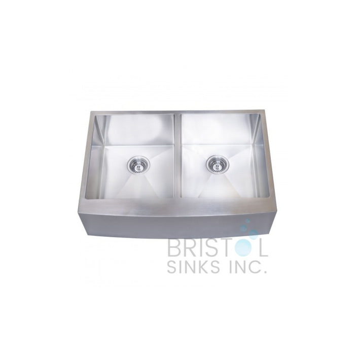 Double 50/50 Apron Kitchen Sink Bristol 