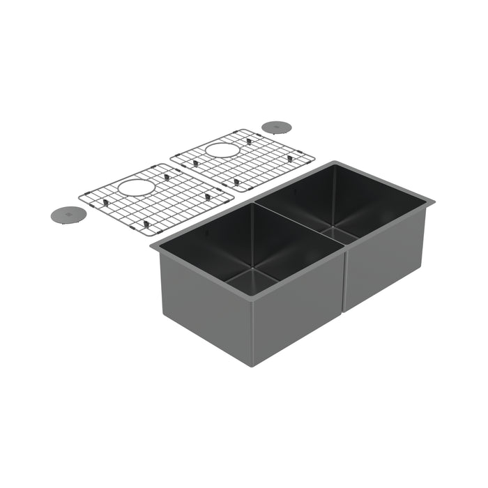 Double Undermount Kitchen Sink PearlArc Cayman Collection