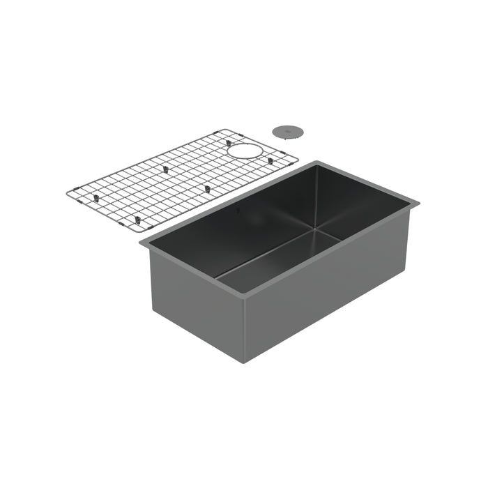 Single Undermount Kitchen Sink PearlArc Cayman Collection