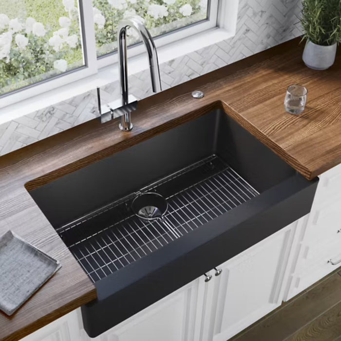 Quartz Farmhouse Single Kitchen Sink