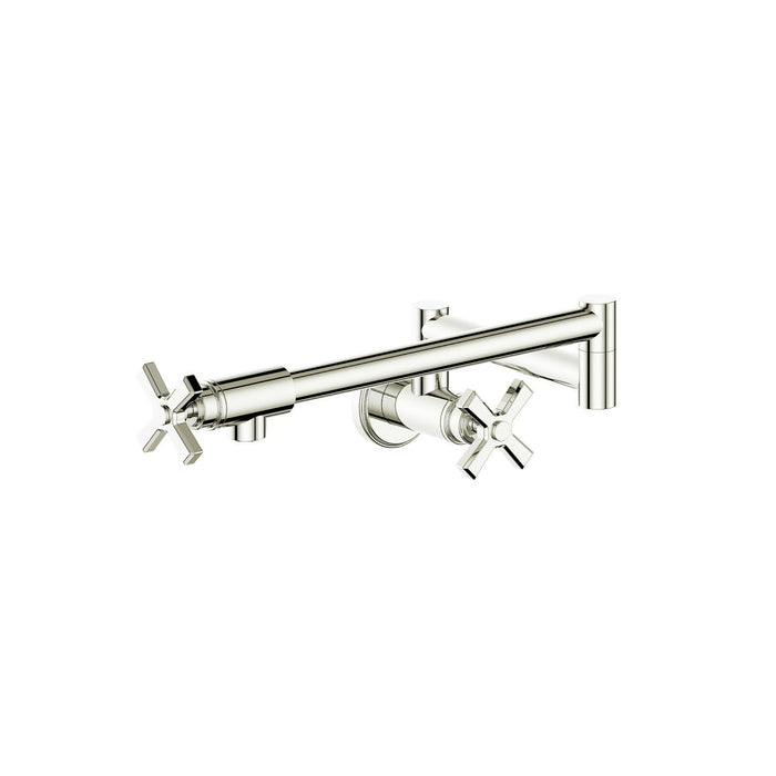 Wall-mounted filler faucet with cross handles Zehn Collection