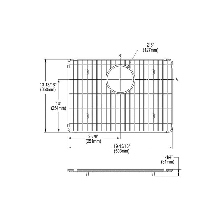 Grille pour Évier Quartz Classique ELGU2522 Elkay