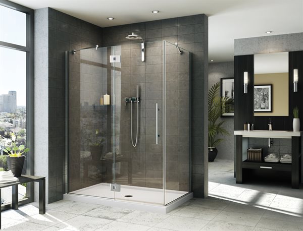 79" 2-sided shower door Lexus Collection