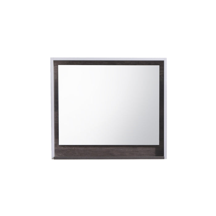 TRIO Wall-mounted vanity unit with linen cabinet and mirror EVA Collection