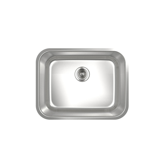 Single undermount sink 23" x 18" x 8" Malbec Collection