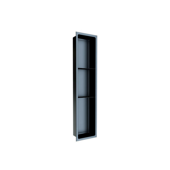 36"X8" wall niche with 2 shelves, rounded corners