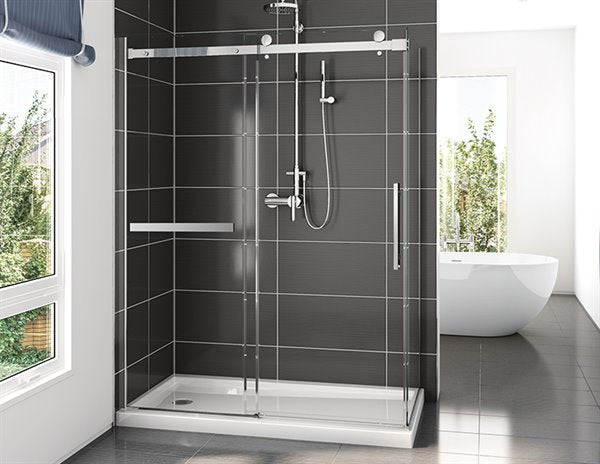 2-sided sliding shower door Novara Plus Collection