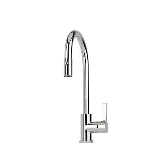 Kitchen faucet with 2-jet spray head Chrome Origano Collection