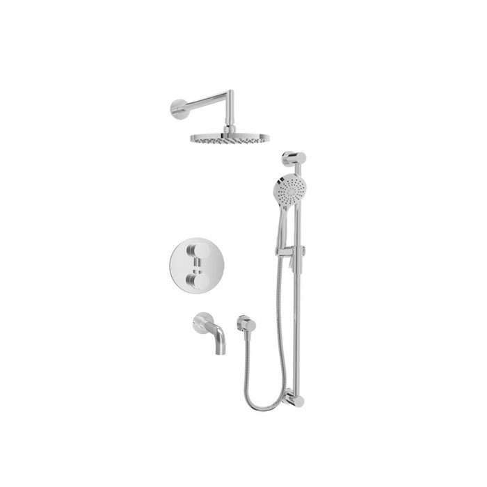 Ensemble de bain/douche thermostatique à pression équilibrée Collection ZIP