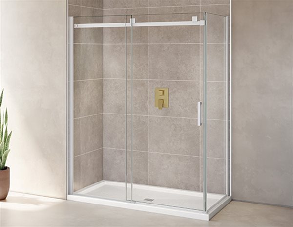 79" 2-sided shower door Skyline Collection