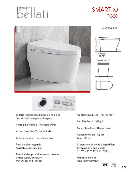 Toilette Intelligente SMART 10