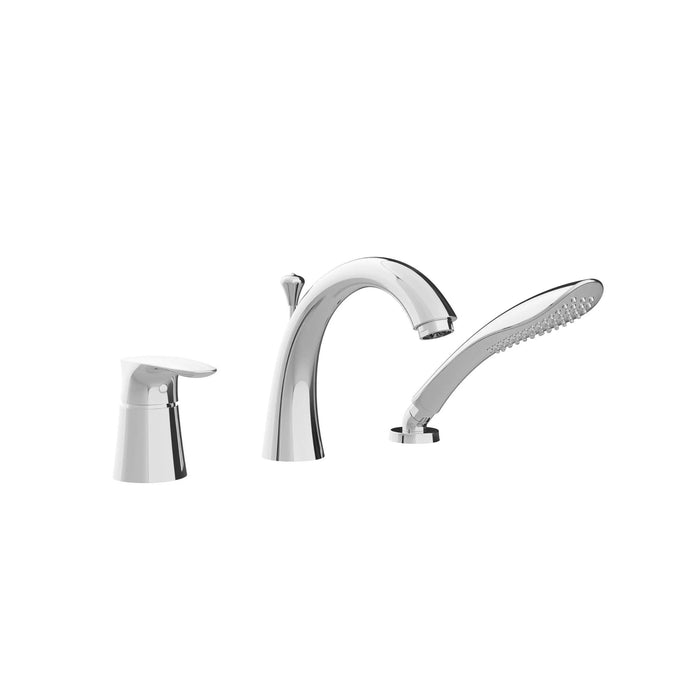 3-piece bath faucet with hand shower Romain