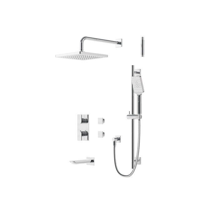 Square Bath/Shower Faucet Set UMIX Collection