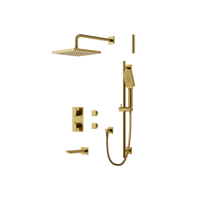 Square Bath/Shower Faucet Set UMIX Collection