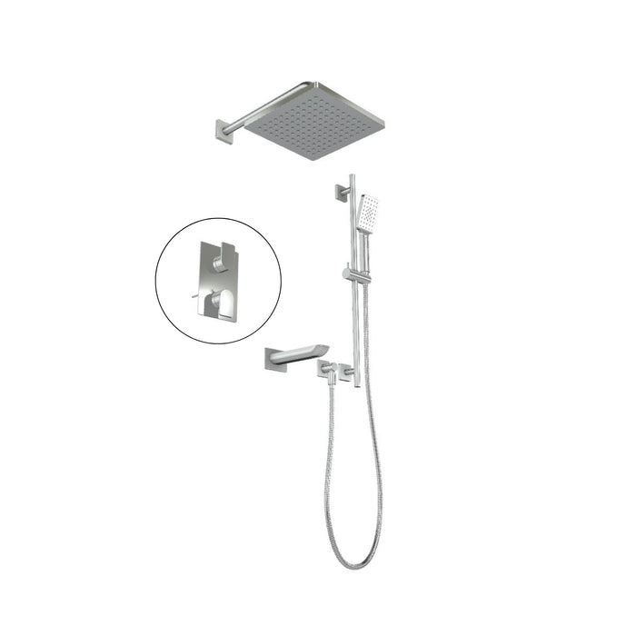 Square Bath/Shower Faucet Set UMIX Collection