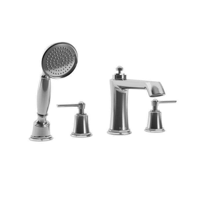 Bath faucet with hand shower RUSTIK Collection