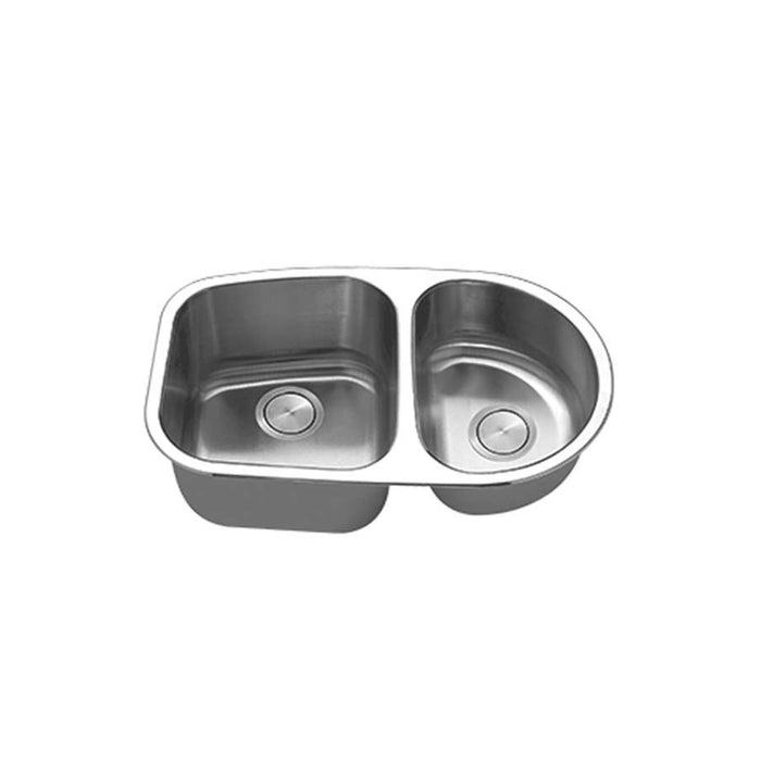 30 3/4" x 19" Double Undermount Kitchen Sink